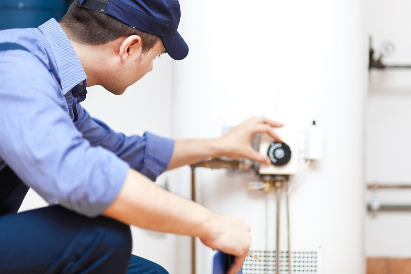 electric hot water service system